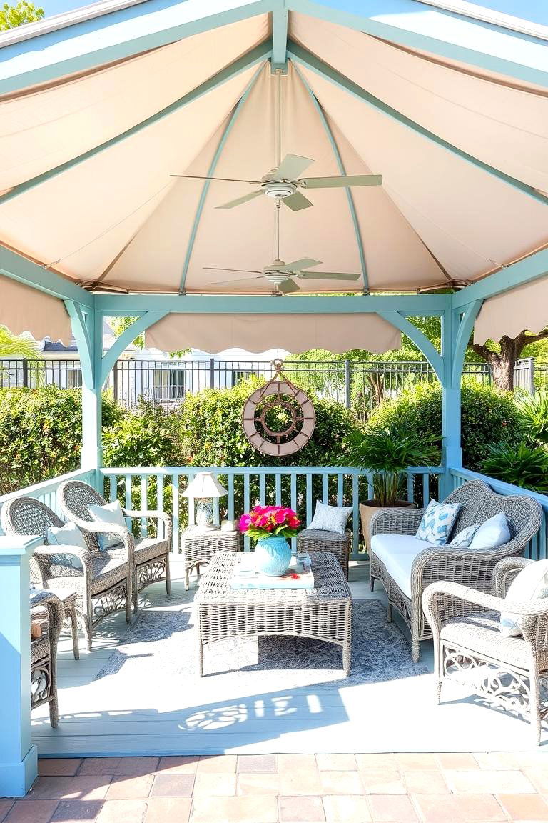 Coastal Breeze Gazebo Kitchen - 24 Outdoor Kitchen with a Gazebo Ideas