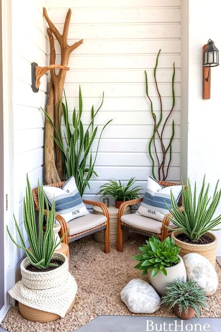 Coastal Breeze Nook - 24 Garden Nook Ideas