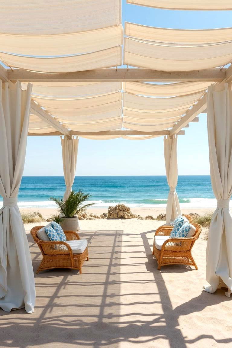 Coastal Breeze Oasis - 24 Patio With a Pergola Ideas