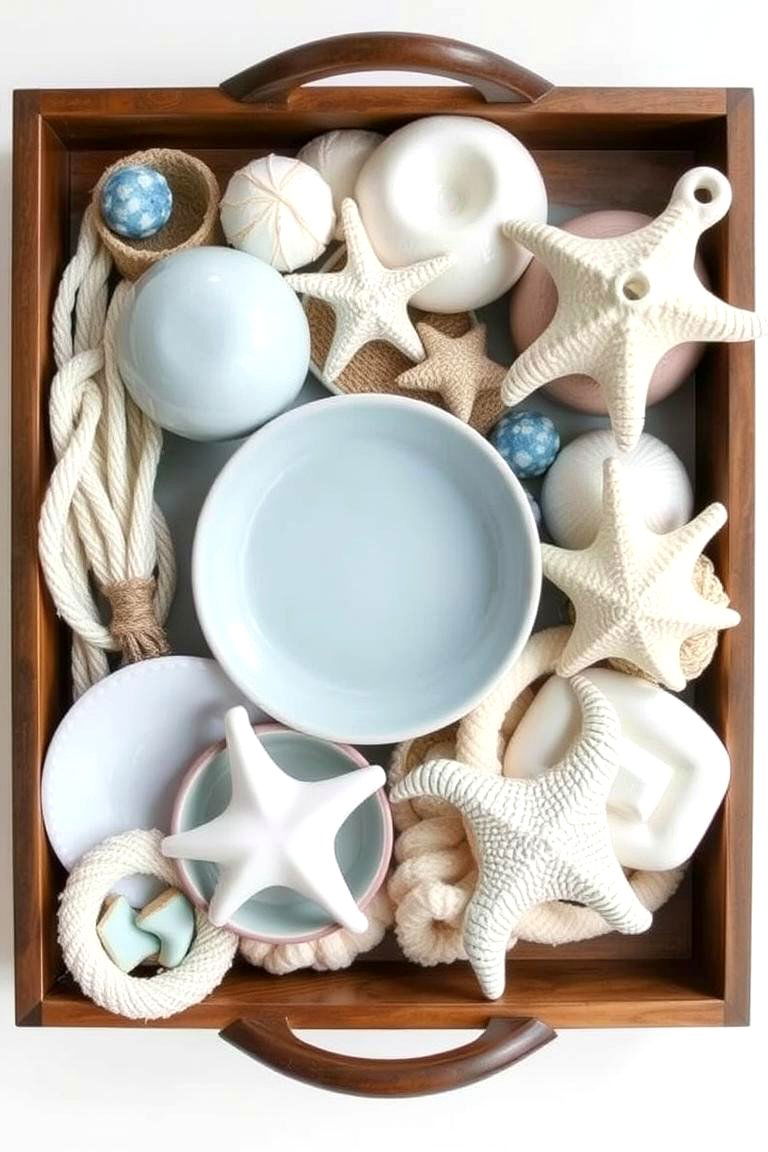 Coastal Breeze Tray - 24 Tray Decor Ideas