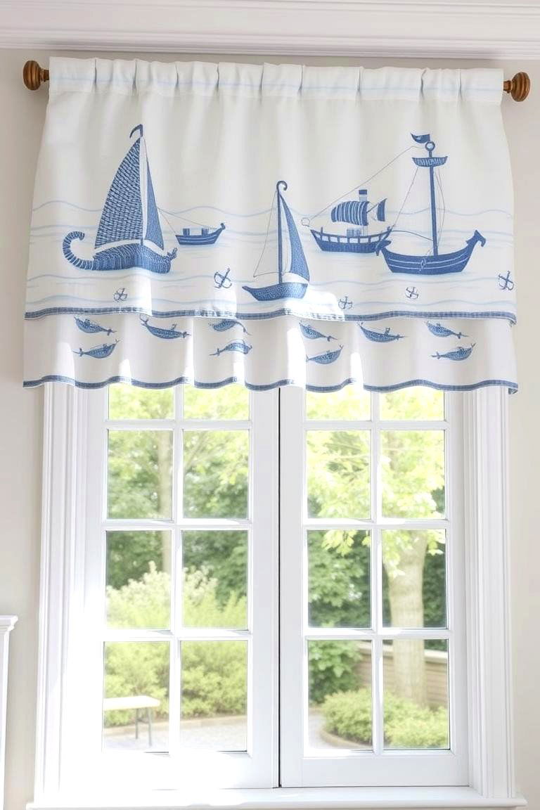 Coastal Breeze Valance - 24 Window Valance Ideas