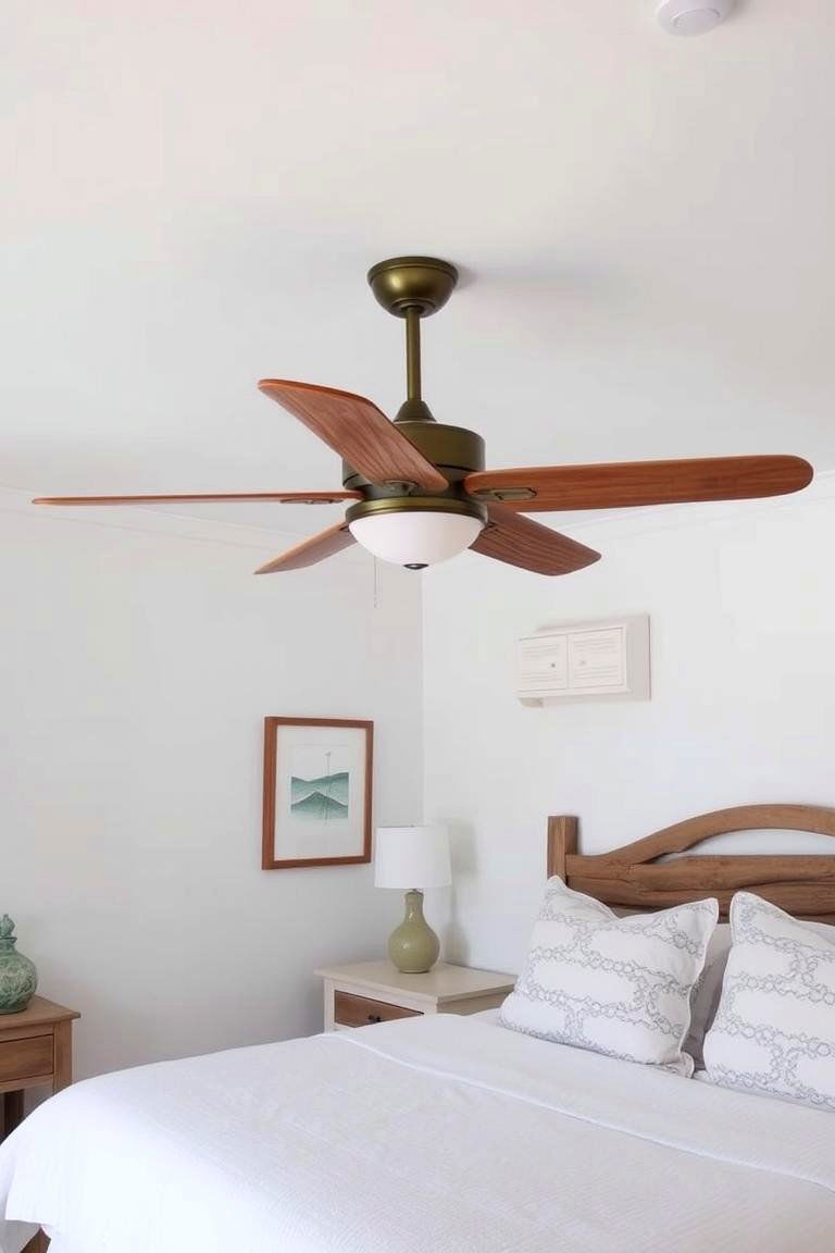 Coastal Ceiling Fans - 24 Coastal Bedroom Ideas