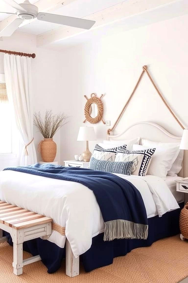 Coastal Charm - 24 Greek Bedroom Design Ideas