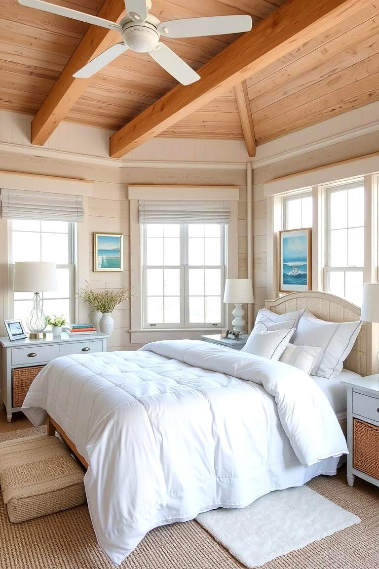 Coastal Comfort Oasis - 24 Bedroom Decor Ideas