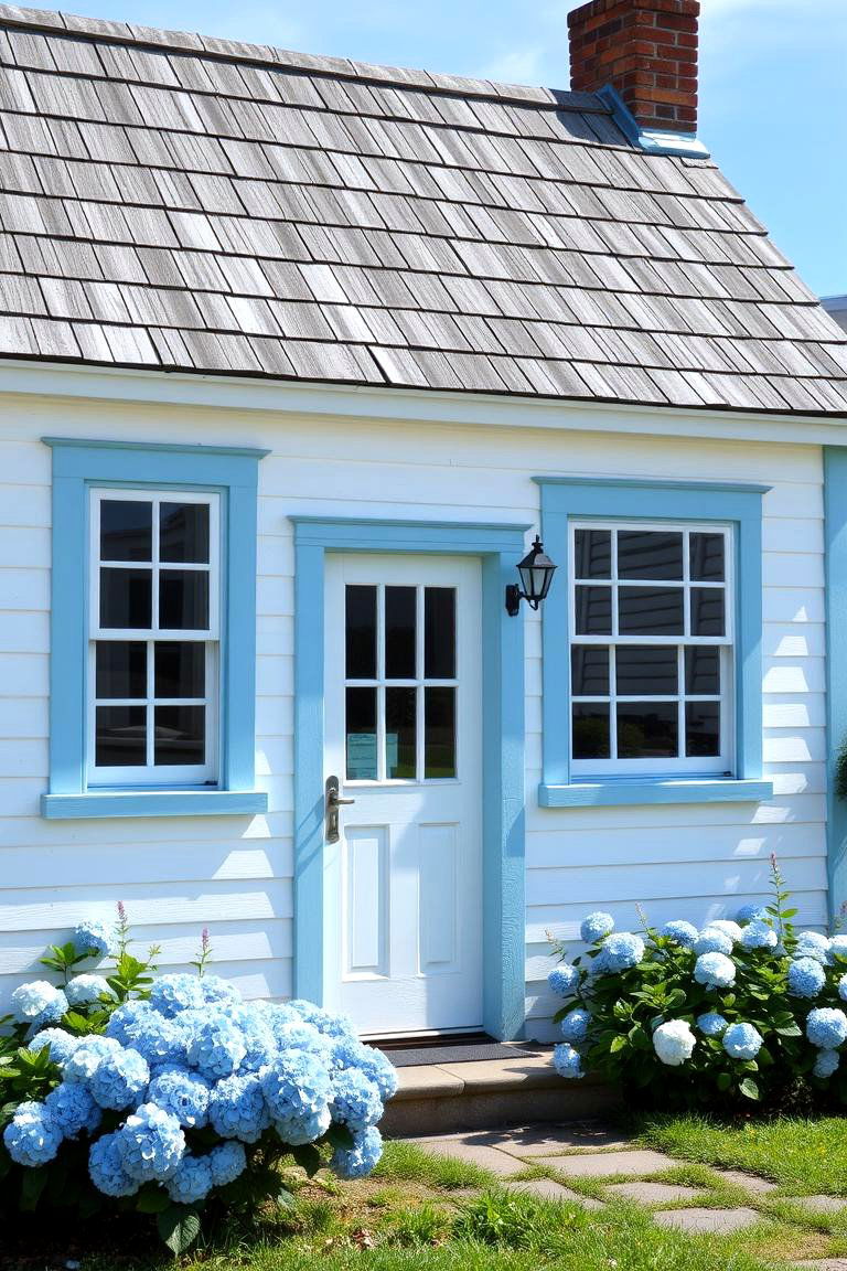 Coastal Cottage Serenity - 24 White Siding House Designs