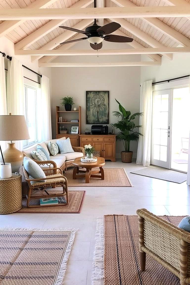 Coastal Floorings - 24 Beach House Living Room Ideas