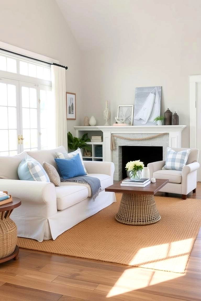 Coastal Inspiration Light and Airy Vibes - 24 Grey and Beige Living Room Ideas
