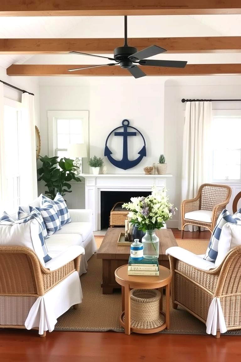 Coastal Inspired Decor for Breezy Elegance - 24 Luxury Living Room Ideas