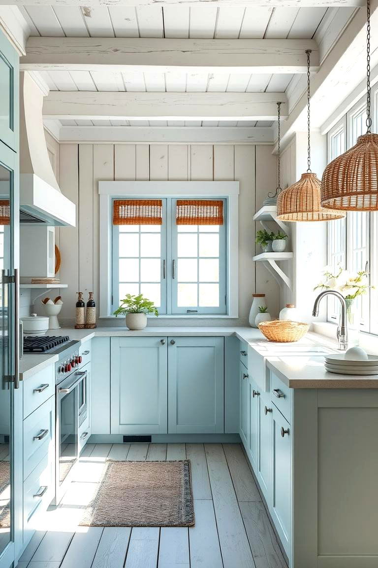 Coastal Inspired Design - 24 Kitchen Design Ideas