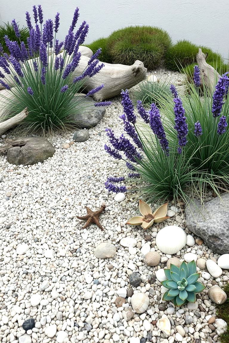 Coastal Inspired Gravel Garden - 24 Gravel Garden Ideas