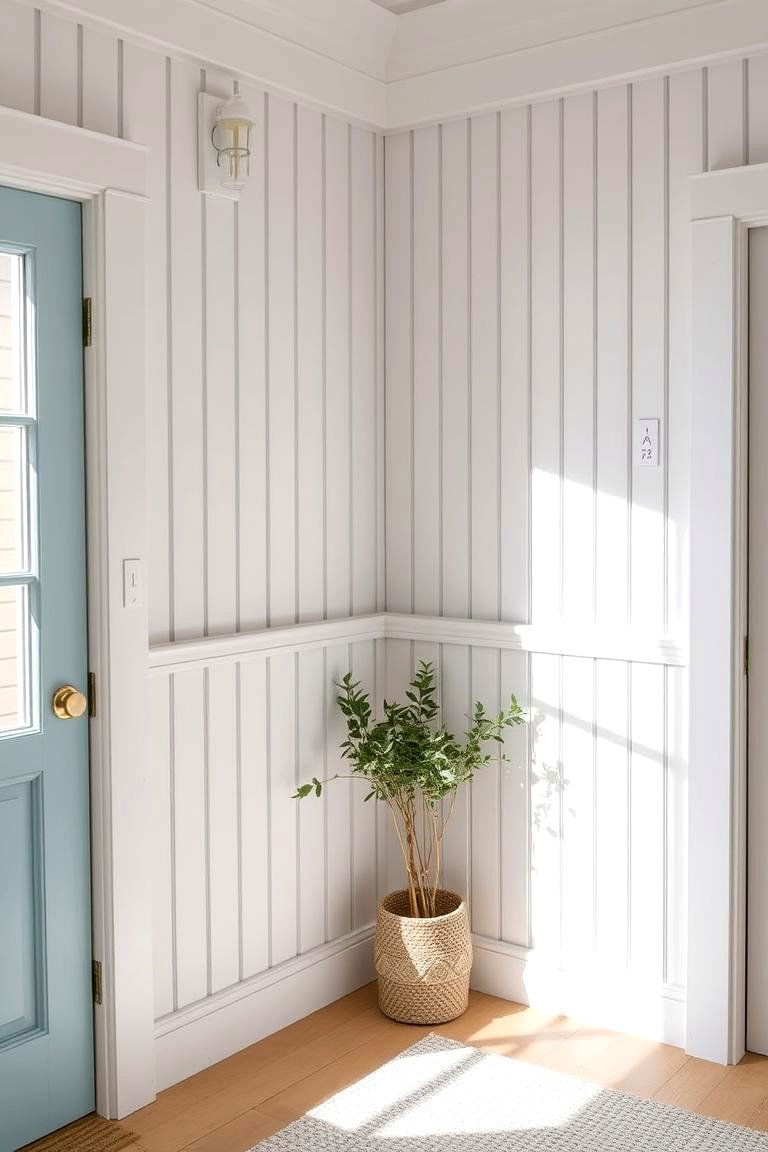 Coastal Inspired Half Wall Paneling - 24 Half Wall Paneling Ideas
