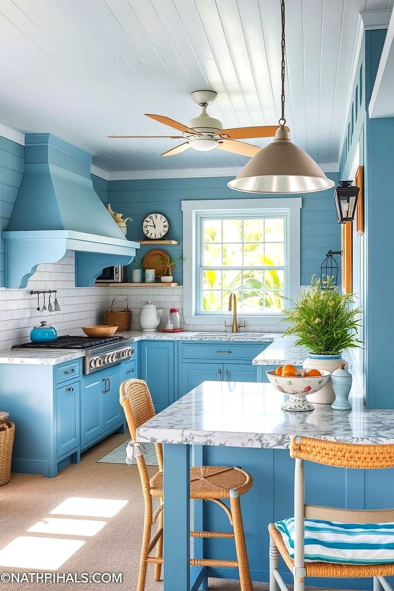Coastal Inspired Lanai Kitchen - 24 Lanai Kitchen Ideas