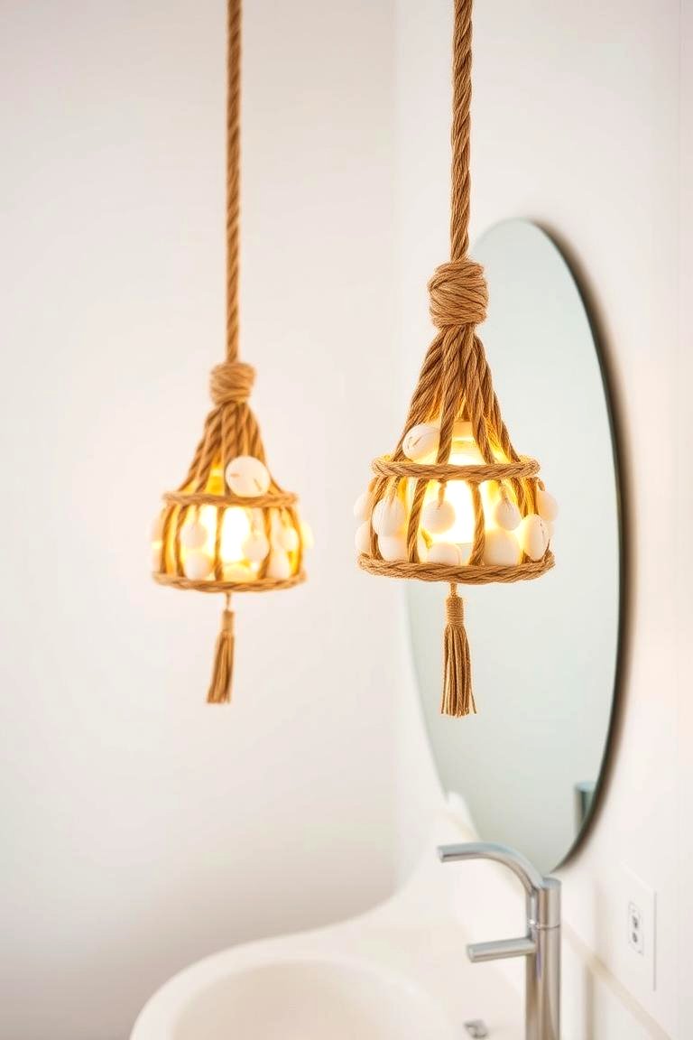 Coastal Inspired Pendant Lights for a Fresh Look - 24 Bathroom Pendant Lighting Ideas