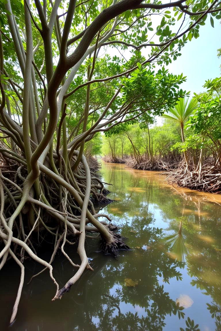 Coastal Mangrove Sanctuary - 24 Tropical Landscape Ideas