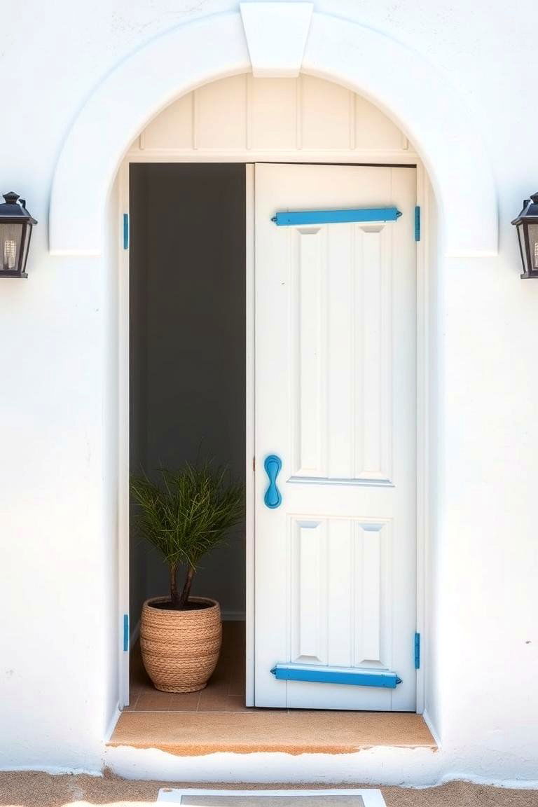Coastal Mediterranean Style - 24 Mediterranean Front Door Ideas