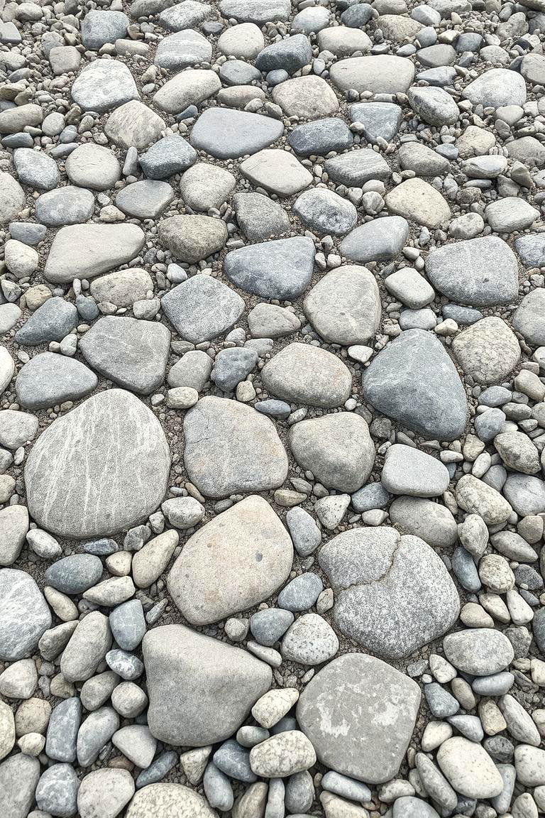 Coastal Pebble and Cobble Walk - 24 Cobble Stone Walkway Ideas