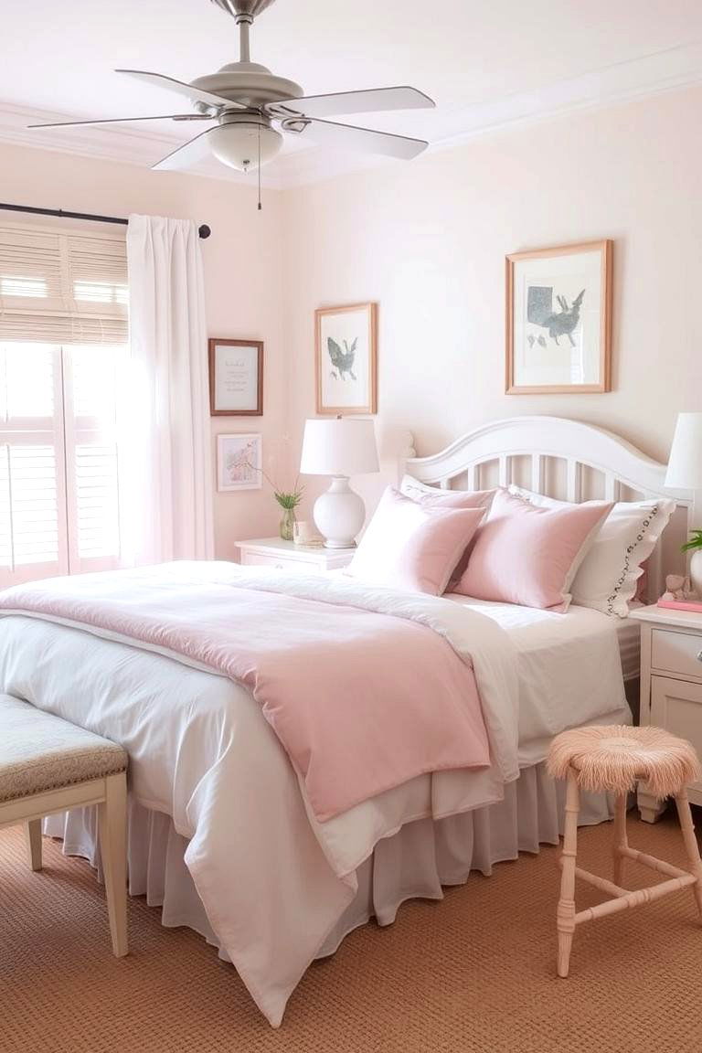 Coastal Pink Breeze - 24 Pink Bedroom Ideas