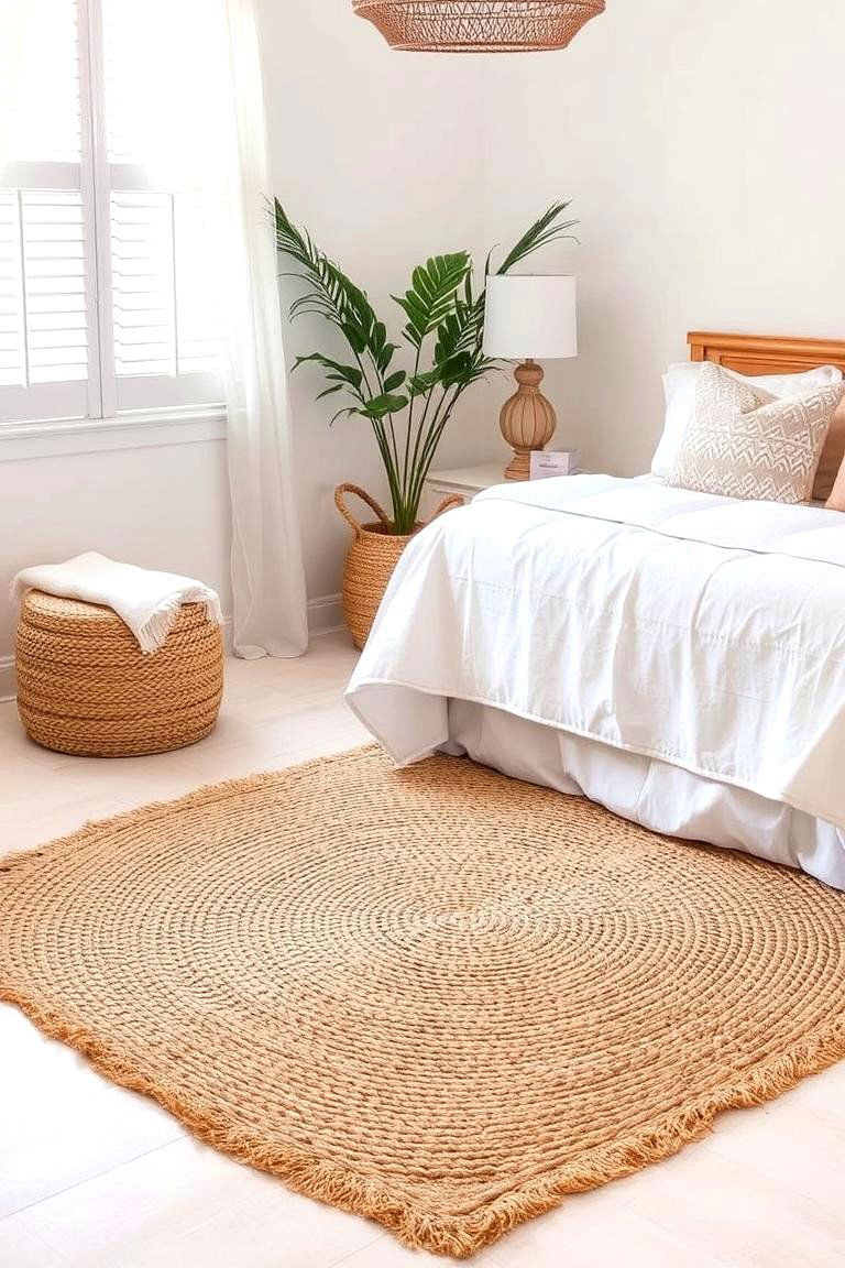 Coastal Rugs - 24 Ocean-themed Bedroom Ideas