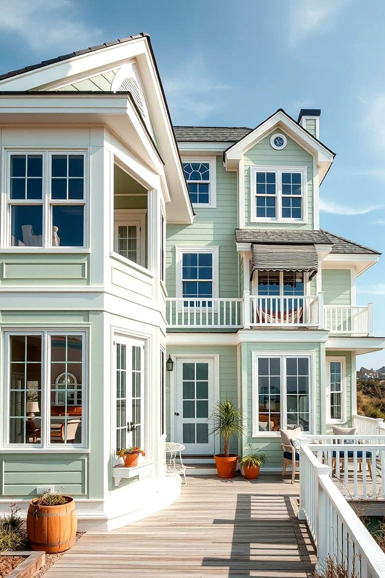 Coastal Sage Escape - 24 Sage Green House Exterior Ideas