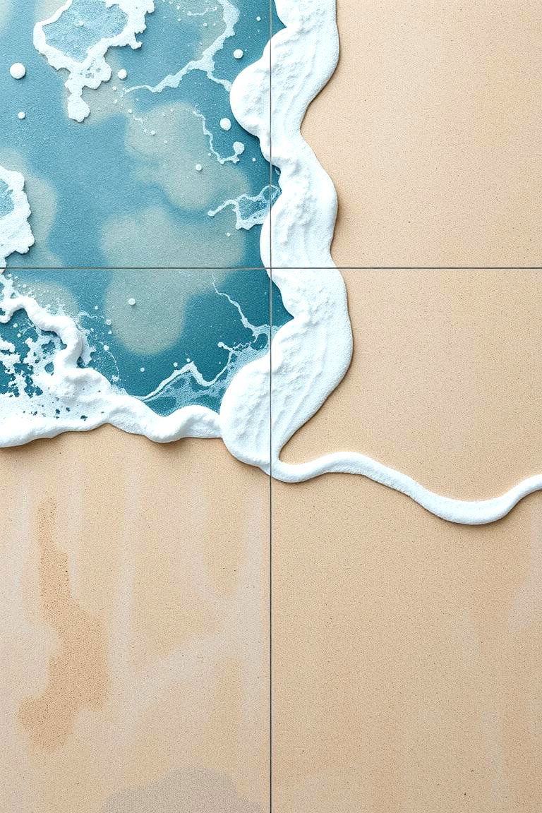 Coastal Sea Inspired Designs - 24 Concrete Walkway Painting Ideas