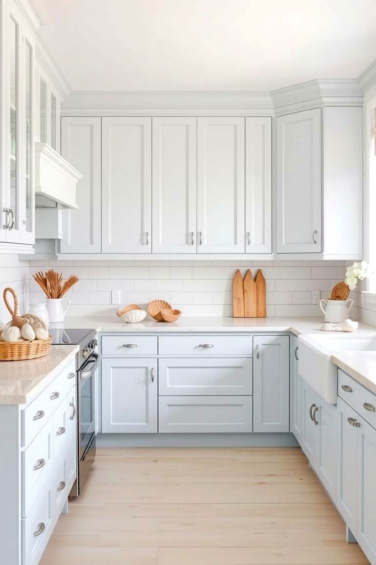 Coastal Style Cabinets - 24 Kitchen Cabinet Ideas