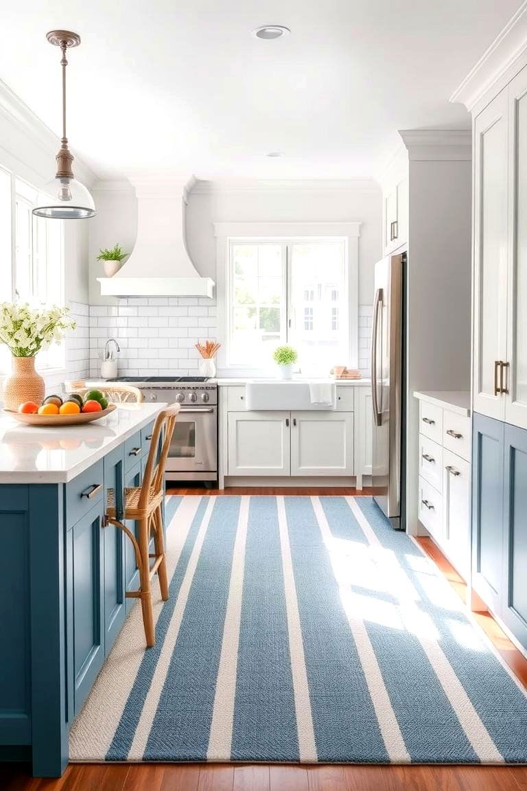 Coastal Themed Kitchen Rug - 24 Kitchen Rug Ideas