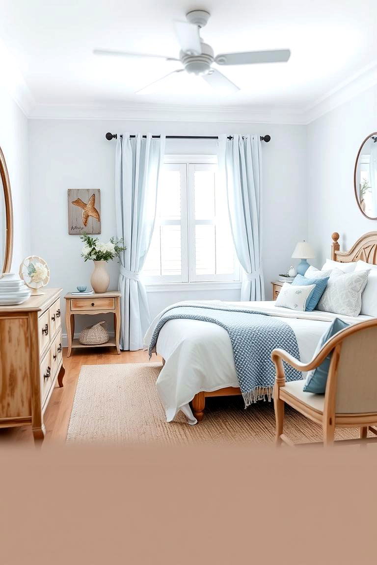 Coastal Vibes for Relaxing Beachy Feel - 24 Home Decor Ideas