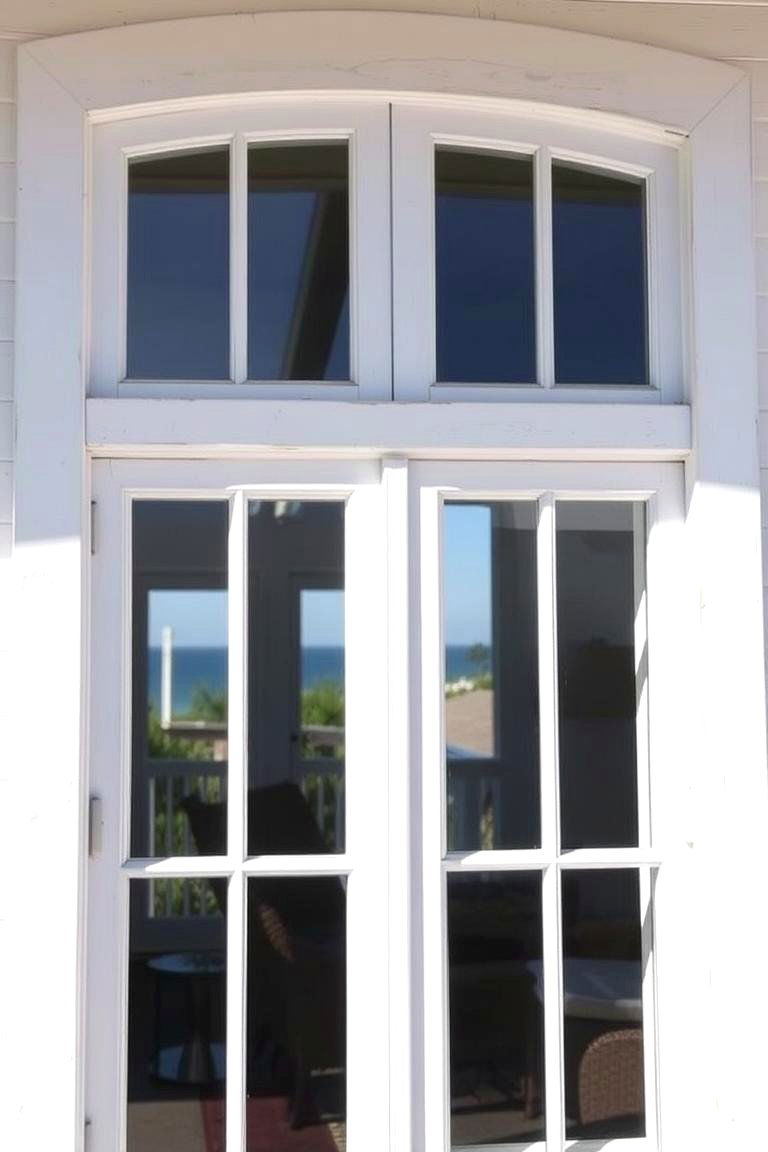 Coastal Whitewash Trim Freshness - 24 Exterior Window Trim Ideas