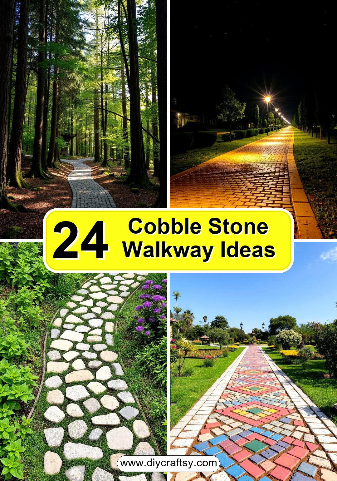 Cobble Stone Walkway Ideas