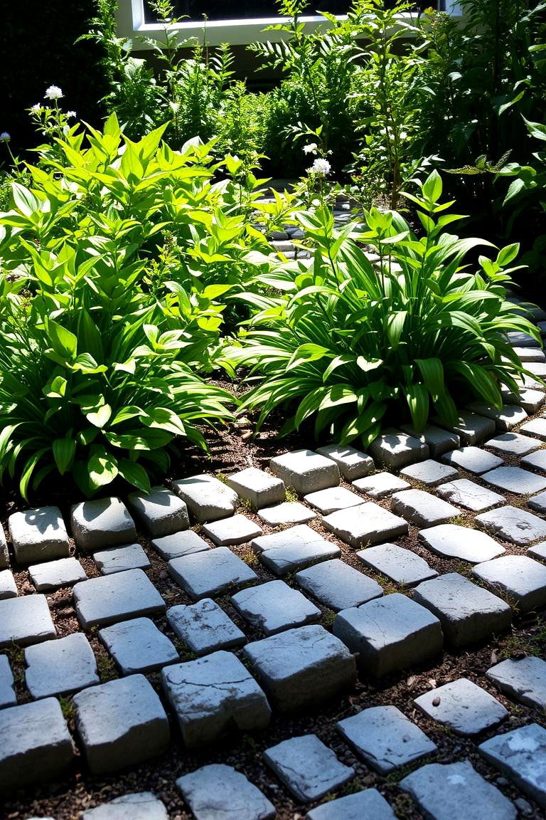 Cobblestone Border - 24 Garden Edging Ideas