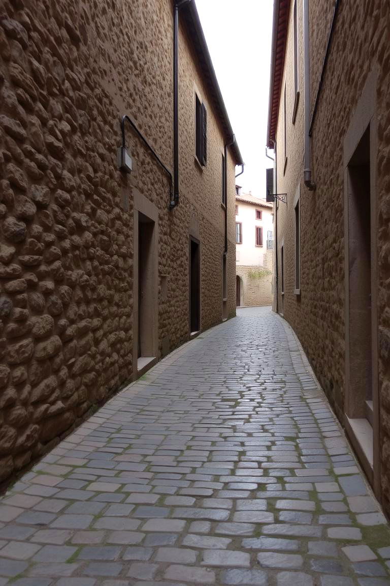 Cobblestone Incline - 24 Sloped Walkway Ideas