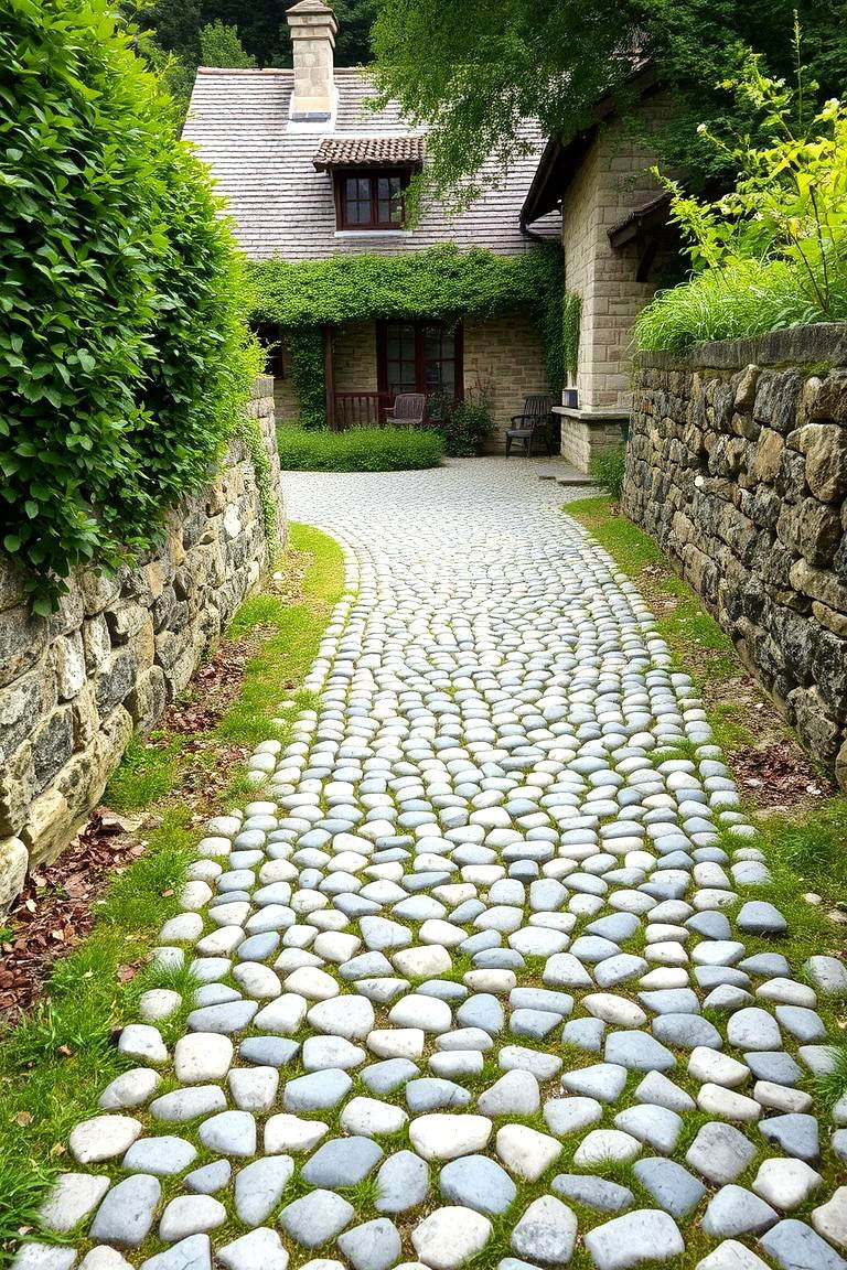 Cobblestone - 24 Types of Exterior House Stone