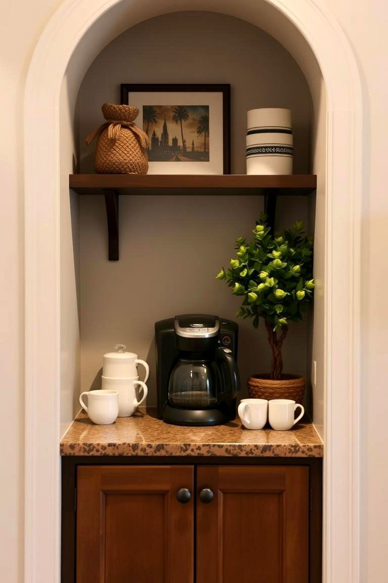 Coffee Station Alcove - 24 Alcove Ideas