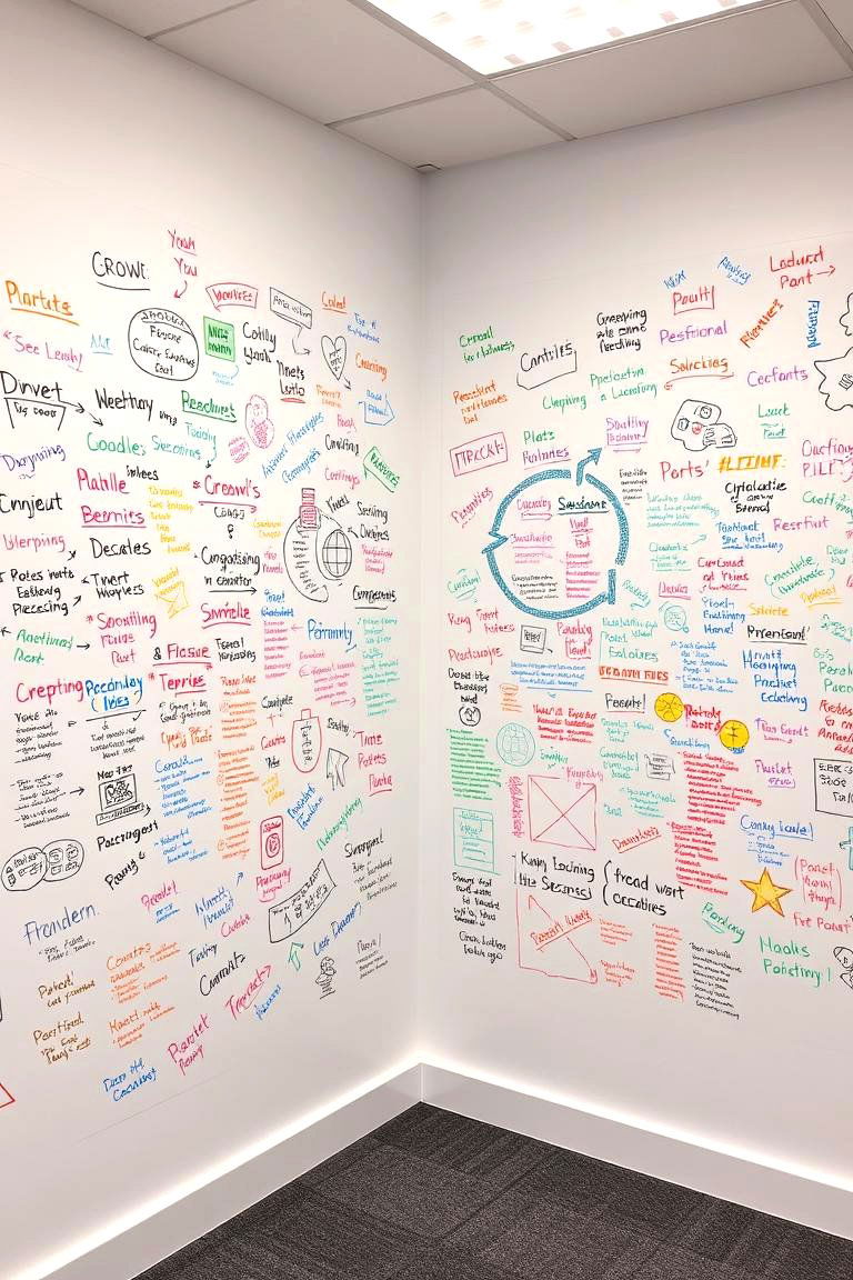 Collaborative Doodle Wall - 24 Office Wall Murals