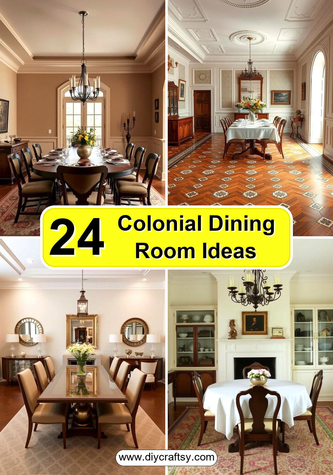 Colonial Dining Room Ideas