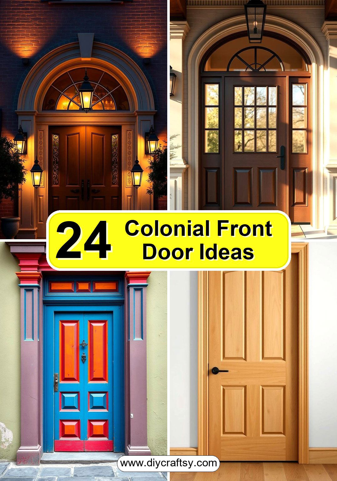 Colonial Front Door Ideas