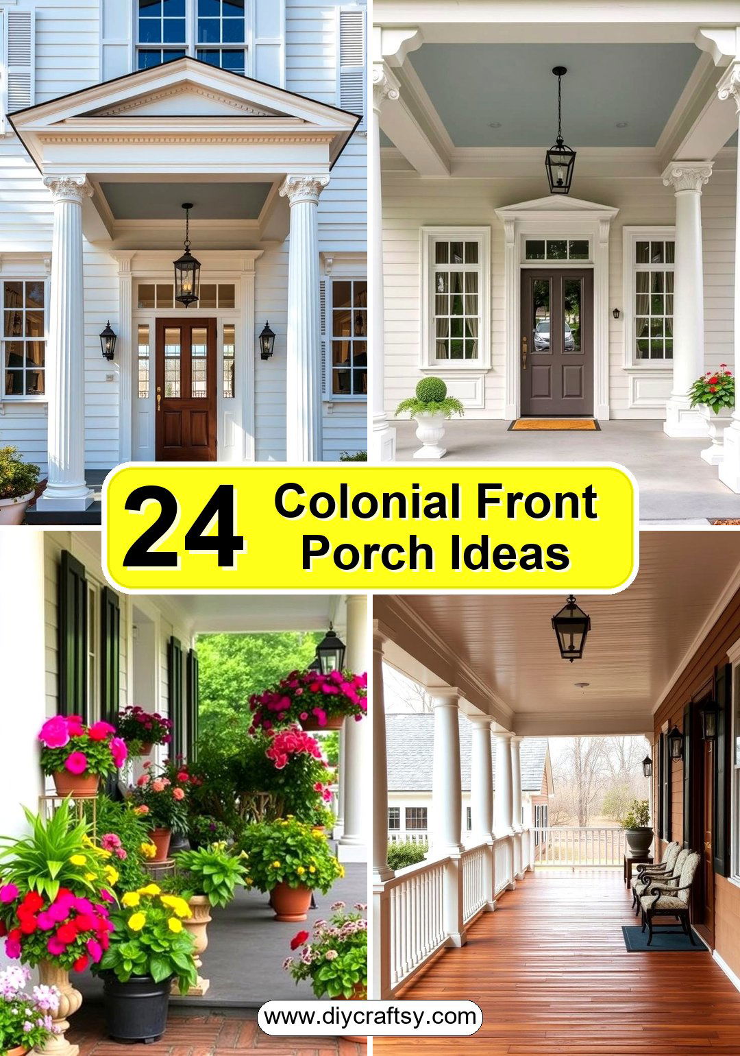 Colonial Front Porch Ideas