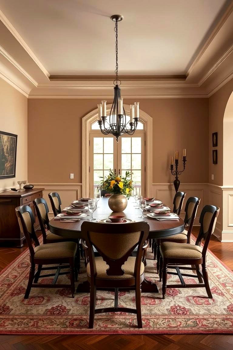 Colonial Inspired Color Palette - 24 Colonial Dining Room Ideas