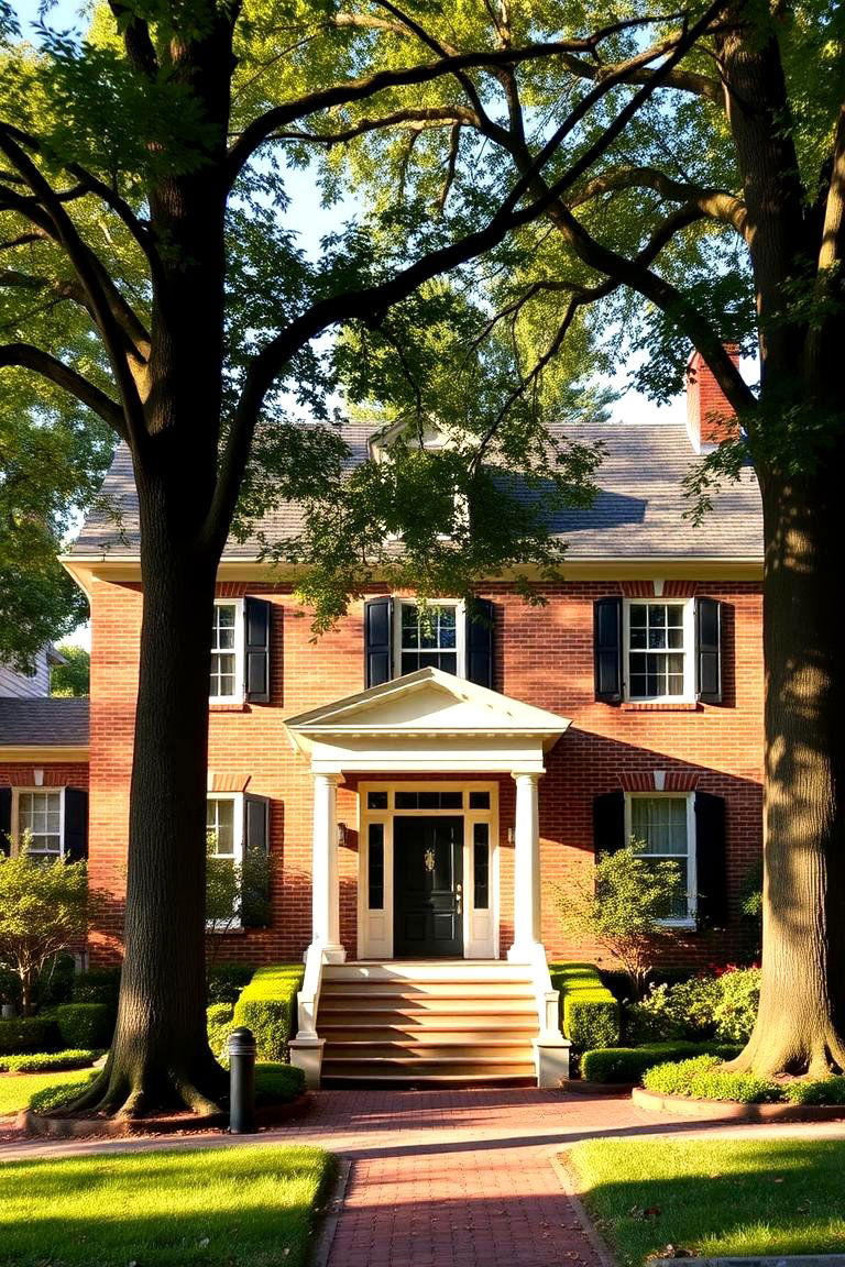 Colonial Revival Elegance - 24 1980s House Exterior Ideas