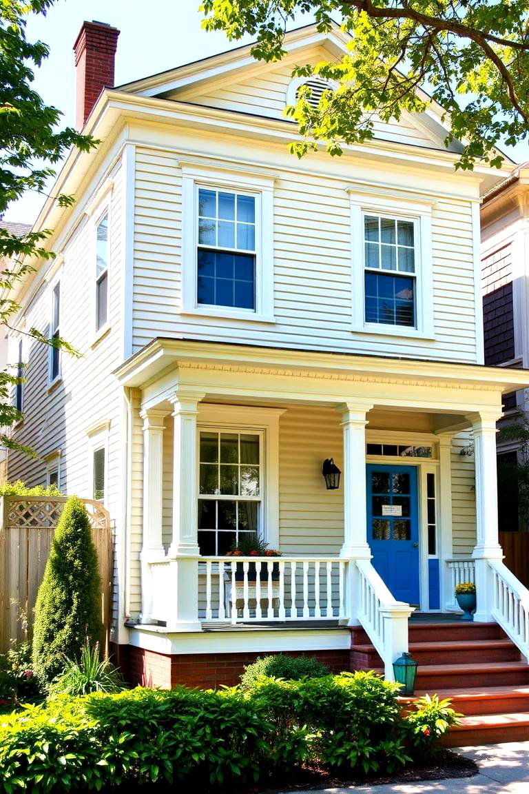 Colonial Revival with a Twist - 24 1980s House Exterior Ideas