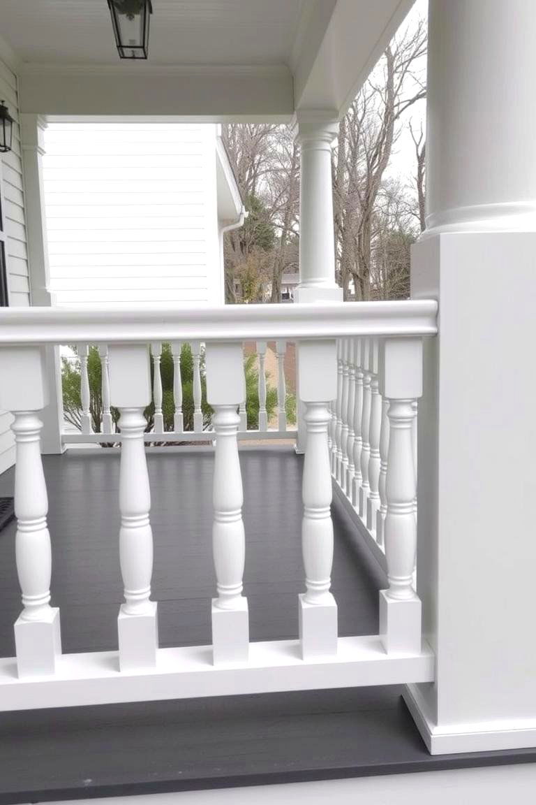 Colonial Style Railings - 24 Porch Railing Ideas