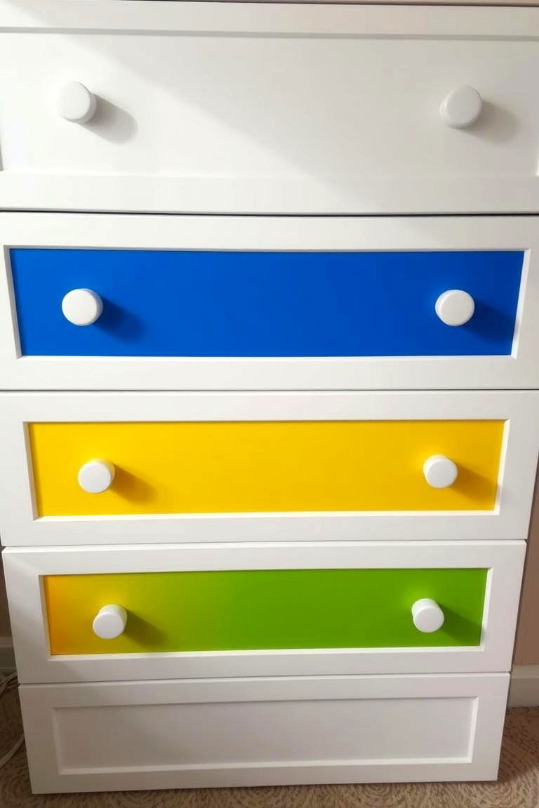 Color Blocked Modernity - 24 Painted Furniture Ideas