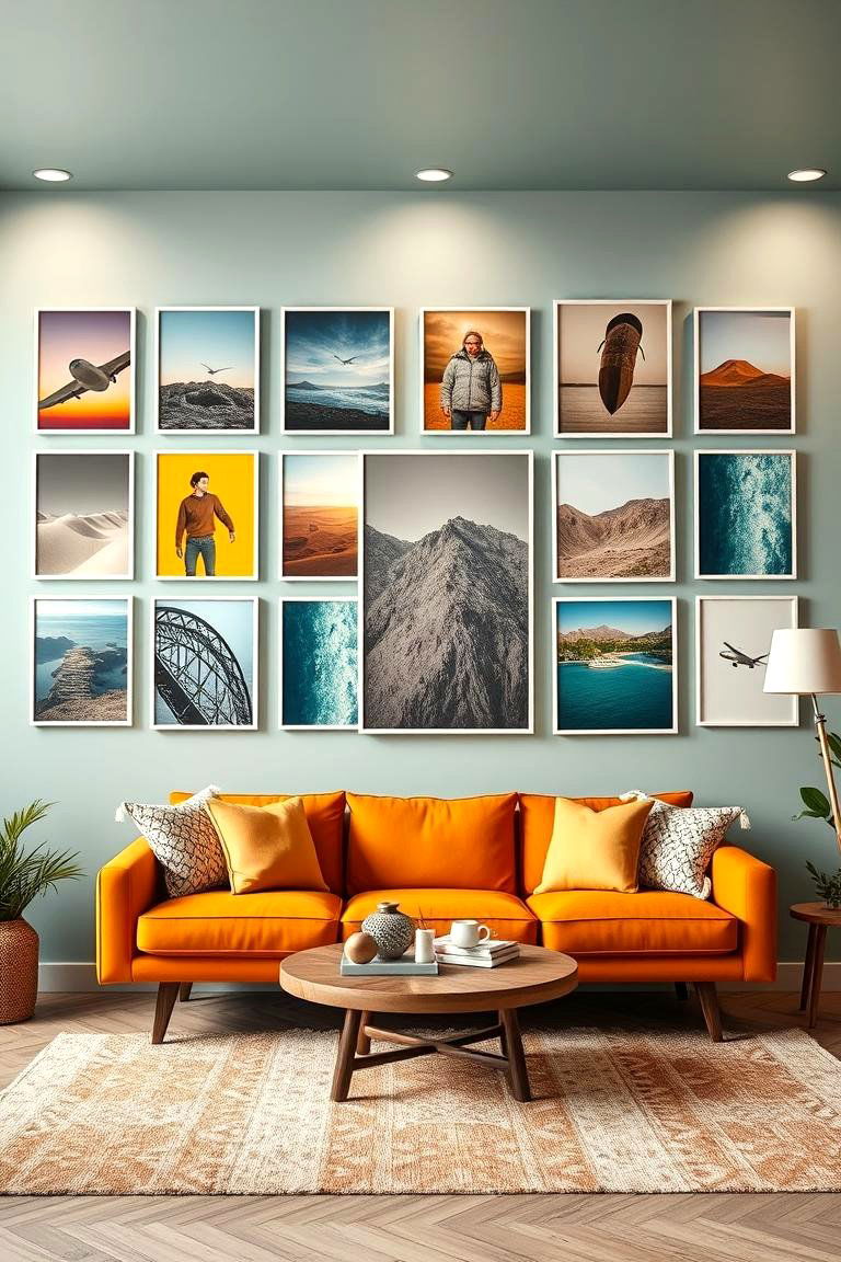 Color Coded Collections - 24 Photo Wall Ideas