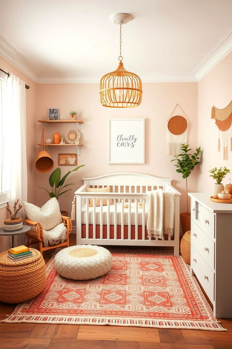 Color Palette Harmony - 24 Boho Nursery Ideas