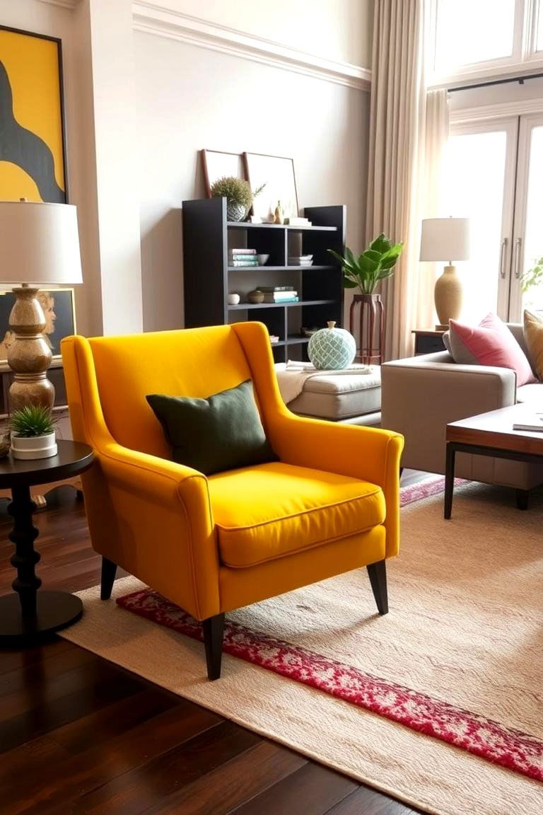 Colorful Accent Furniture - 24 Home Decor Ideas