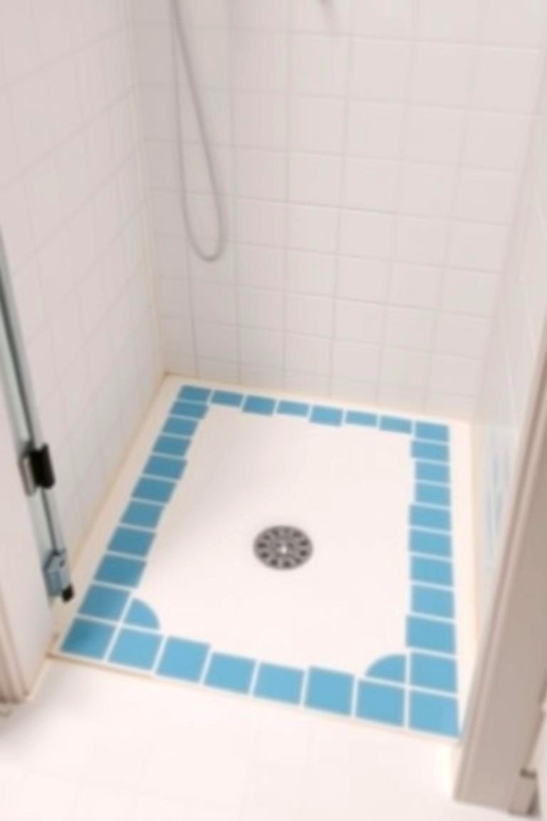 Colorful Accent Tiles - 24 Shower Floor Tile Ideas