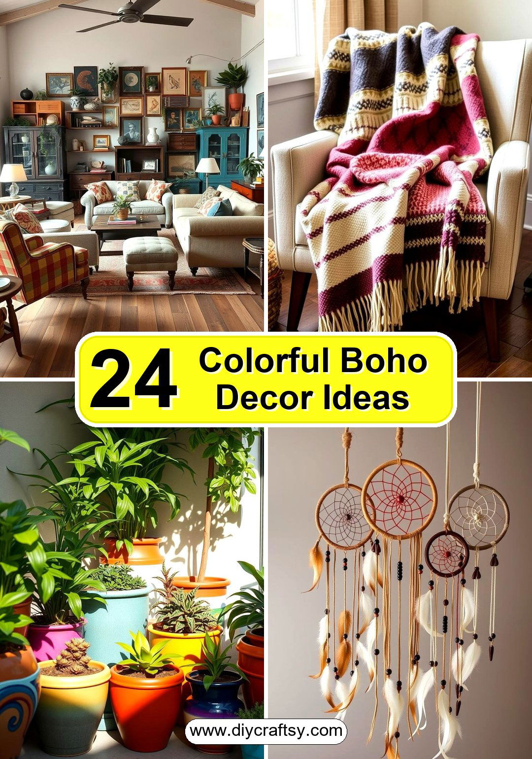 Colorful Boho Decor Ideas
