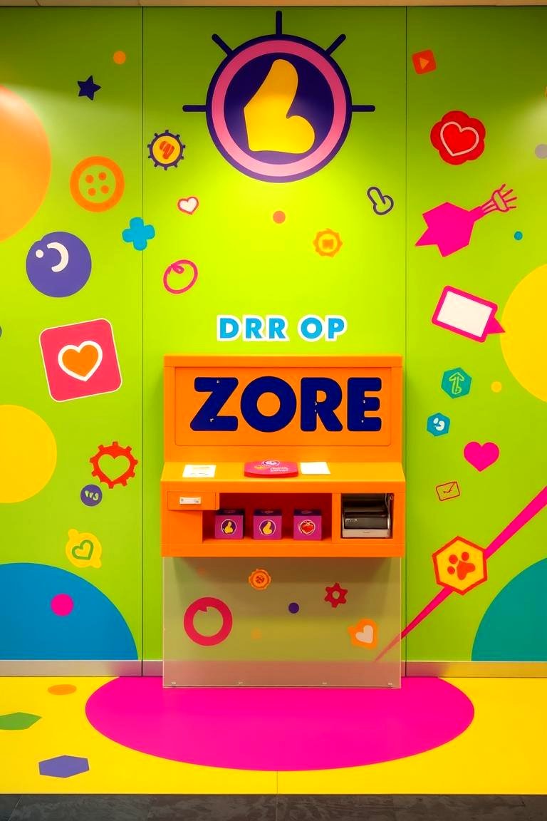 Colorful Drag and Drop Interface - 24 Drop Zone Ideas