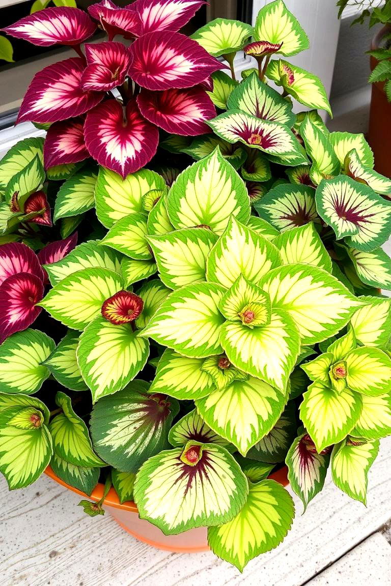 Colorful Foliage Feature Garden - 24 Container Garden Ideas