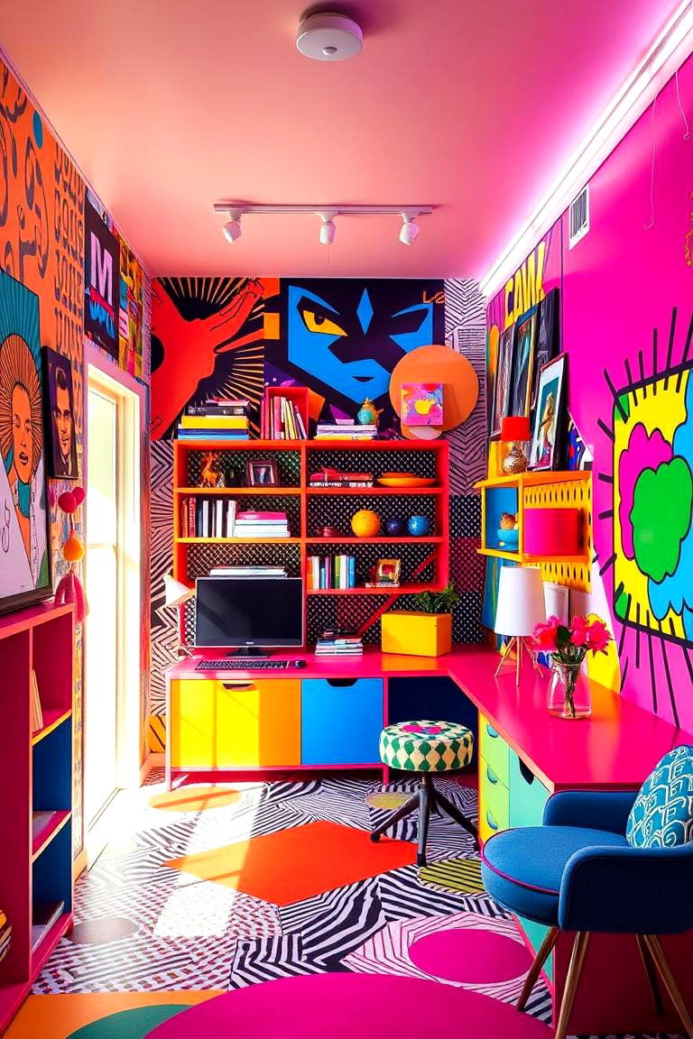 Colorful Pop Art Room - 24 Barbie Room Ideas